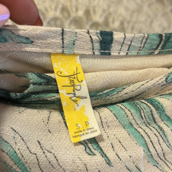 Free People Havana Palm Print Wrap Tulip Midi Skirt | S - Picture 8 of 8